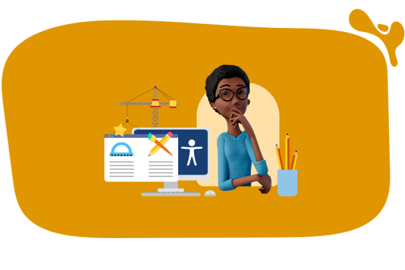 digital accessibility figure building a website